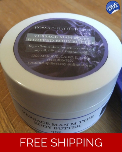 VERSACE MAN M TYPE BODY BUTTER 4 OZ